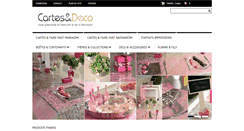Desktop Screenshot of cartes-deco.com